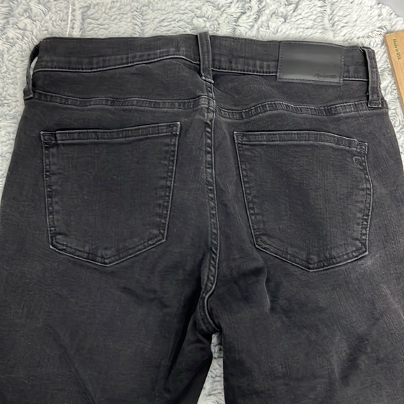 Madewell 9” Mid-Rise Skinny black Ankle Jeans - Picture 8 of 11